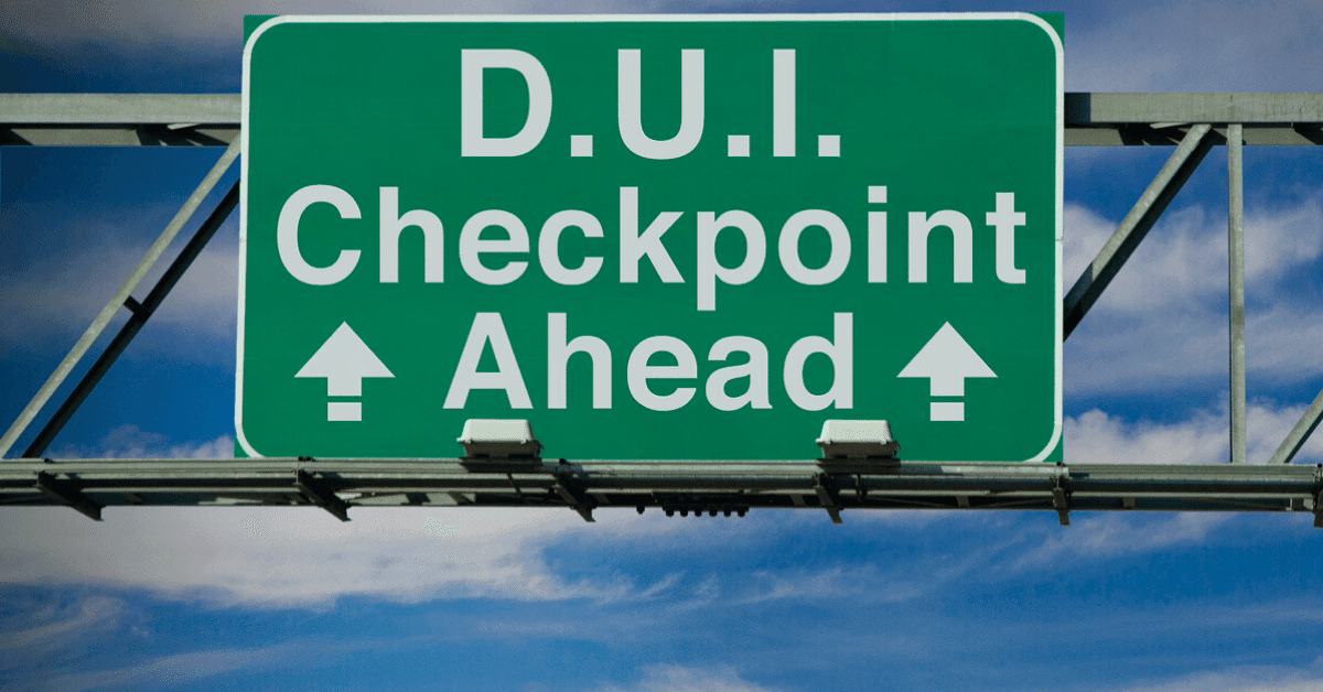 checkpoint sign